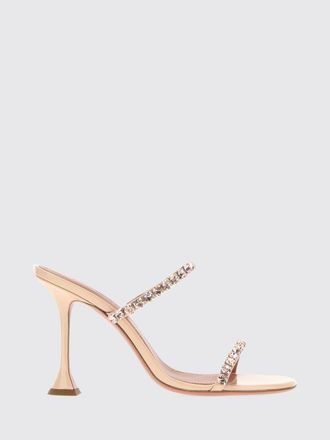 Amina Muaddi Scarpe Con Tacco Donna colore Perla