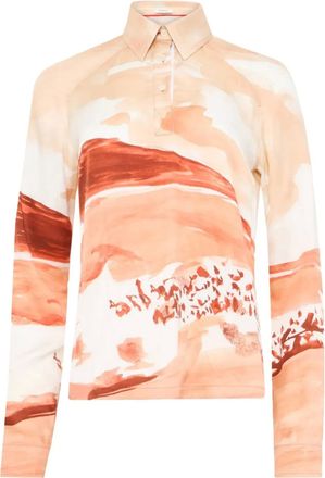 J.W.Anderson Camicia con stampa - Bianco