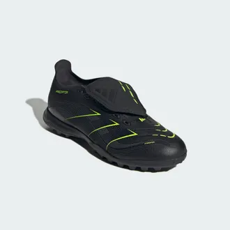 adidas adidas Performance Unisex Predator League Fold-Over Tongue Turf Boots - Black - Size UK 10.5