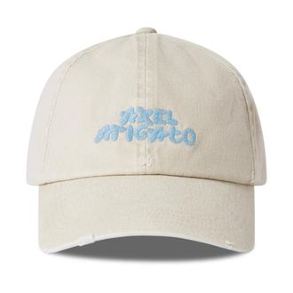 Axel Arigato Floral Washed Cap - unisex - Petten - Beige - ONE Size - Katoen - Accessoires