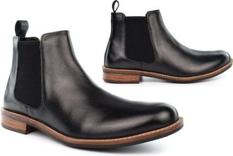 Generic Mens Leather Boots Mens Ankle Boots Size 6 Boys Boot Size 6 Real Leather Boot Pull On Sizes 6-12 Black 12 UK