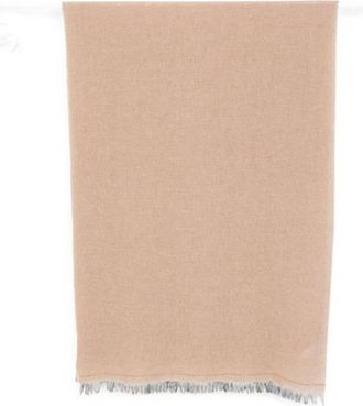 Fabiana Filippi Lichtgewicht Rechthoekige Sjaal - Dames - Wintersjaals - Beige - ONE Size - Accessoires