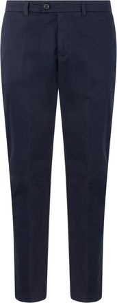 Paul & Shark Slim Pants - Heren - Slim Fit Broeken - Blauw - 2XL - Katoen - Broeken