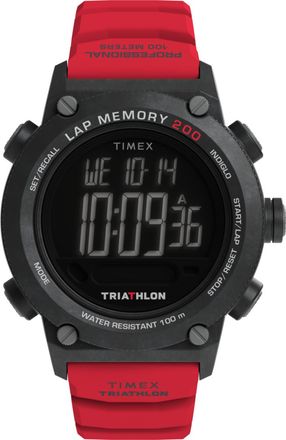 Timex Triathlon Heren Horloge Rood TW5M67000