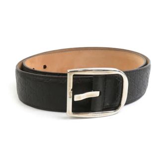 Gucci Vintage, unisex, Bruin, ONE Size, Leer, Pre-owned Standaard Riem