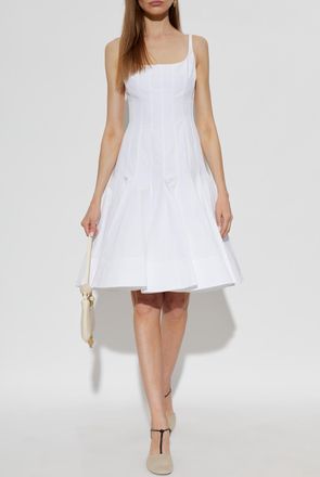 Jacquemus Cotton Dress Agave, Womens, White