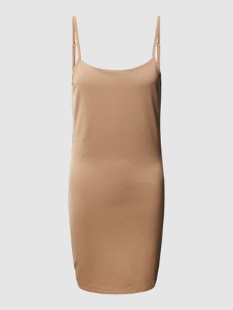 Noisy May Minikleid mit verstellbaren Spaghettitr&auml;gern Modell TERESA in Sand, Gr&ouml;&szlig;e S