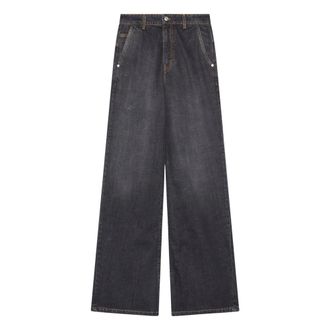 GCDS Gcds, Dames, Jeans, Zwart, Maat: W36 Katoen