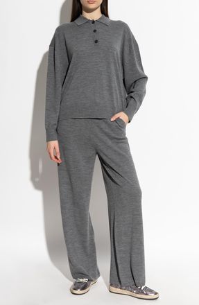 Anine Bing Adley Trousers, Womens, Black