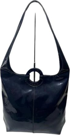 Celine Pre-owned Vintage Schoudertas - Dames - Vintage Schoudertas - Blauw - ONE Size - Leer - Vintage