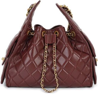 Tiffany & Fred Quilted Leather Shoulder Bag
