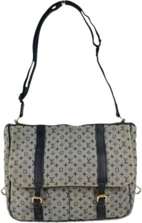 Louis Vuitton Pre-owned Cross Body Bags, female, Blue, Size: ONE SIZE Pre-owned Monogram Mini Messenger Bag