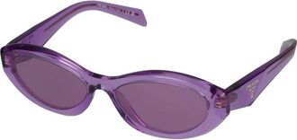 Prada Stijlvolle Zonnebril 0PR 26Zs 13R07Q - Dames - Zonnebrillen - Paars - 55 MM - Accessoires