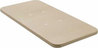 HOGAR 24 Hogar24 - Base Tapizada Con Tejido 3d Color Beige Y V&aacute;lvulas De Transpiraci&oacute;n. Patas No Inclu&iacute;das, 105x180 Cm
