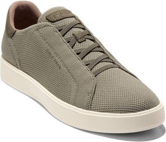 Cole Haan GrandPro Luxe Slip-On Stitchlite Knit Sneaker in Dusty Olive/ivory at Nordstrom, Size 11.5