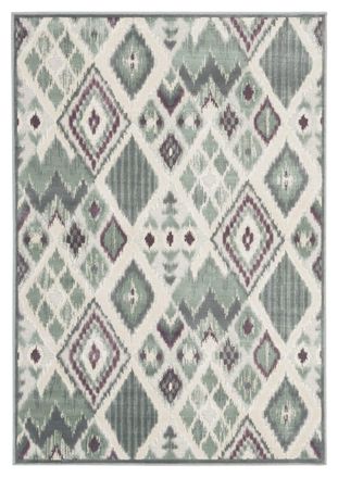 Safavieh Alfombra viscosa grigio/multicolore 122 x 170 cm