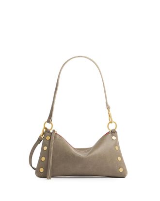 Hammitt Hammitt Kyle Pewter Brushed Gold Red Zip