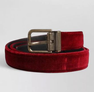 Dolce & Gabbana velvet belt