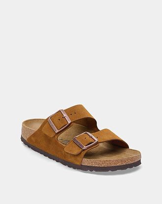 Birkenstock Suede Arizona Sandals - Mink