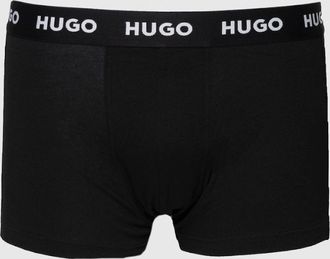 HUGO BOSS Mens HUGO Triple Pack Mens Trunks - Black 001 - Size: 35/34/32