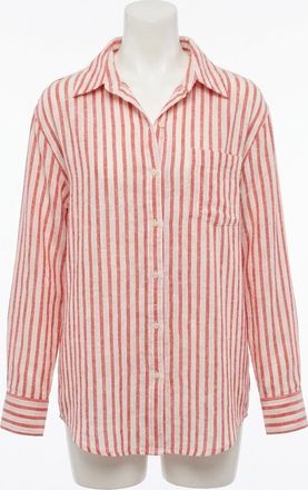 Z Supply Saturdays Stripe Shirt In Crimson Crush