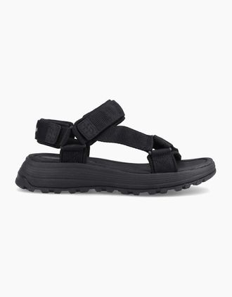 Hush Puppies Womens Hush Puppies Kendra Sandal Textile Womens Black Sandals - Size: 5