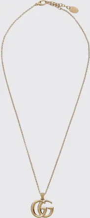 Gucci Collana GG Marmont in metallo con finitura oro e ciondolo