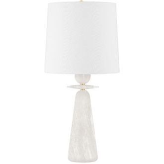 Hudson Valley Lighting Montgomery Sobremesa 1 Luz Lat&oacute;n, Lino, 2700k