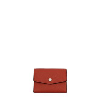 Pourchet Accessoires, Dames, Rood, ONE Size, Leer, Club Wallet