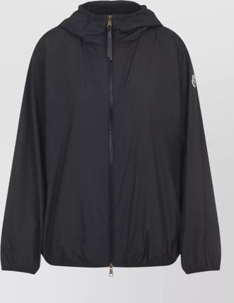Moncler fegeos hooded jacket elastic hem cuffs