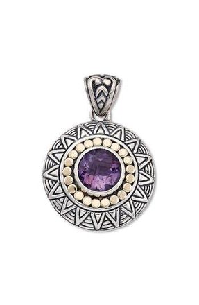 Samuel B. Sterling Silver Pendant in Purple at Nordstrom Rack
