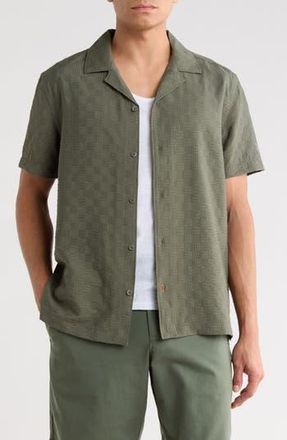 Scotch & Soda Check Camp Shirt in Thyme at Nordstrom Rack, Size X-Large