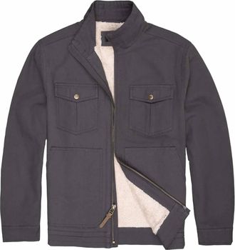 Dakota Grizzly Mens Branson Zip Up Jacket In Iron Shadow