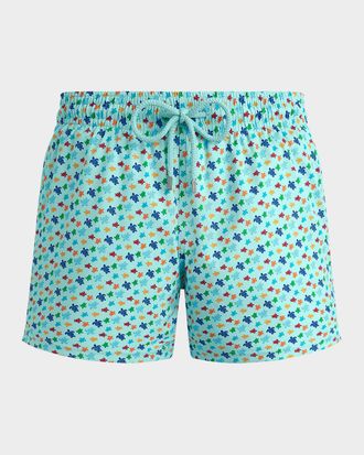 Vilebrequin Men & apos;s Micro Ronde des Tortues Swim Trunks