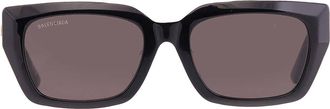 Balenciaga Grey Rectangular Unisex Sunglasses BB0272SA 001 54