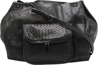 Bottega Veneta Pre-owned Bucket Bags, female, Black, Size: ONE SIZE Pre-owned Leather shoulder-bags