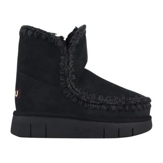 Mou Winter Boots, female, Black, Size: 11 US Polyester boots and booties