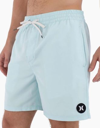 Hurley Mens Hurley Mens Volley Icon Solid 17 Sweat Shorts - Blue - Size: 33/32/32