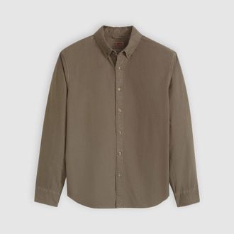 Levi's Effen Slim Heren Overhemd (Kaki Groen)