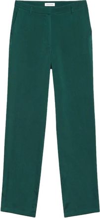 Anine Bing Broeken, Dames, Groen, XS, Klassieke smaragdgroene broek