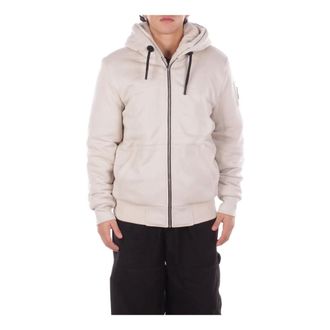 Moose Knuckles Hombre, Sudaderas, Blanco, Talla: S