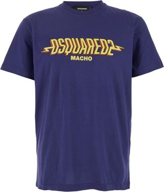 Dsquared2 Purple Crew Neck T-Shirt