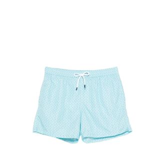 Fedeli Beachwear, male, Green, Size: 2XL Madeira Swim Trunk