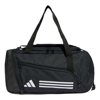 adidas Essentials 3-Stripes Duffel Bag XSmall Black White IP9861