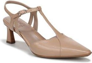 Naturalizer Torin T-Strap Heel in Light Taupe at Nordstrom Rack, Size 6.5