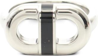 Hermès 2010s Mailon Chaîne dAncre ring - men - Metal - 60 - Grey