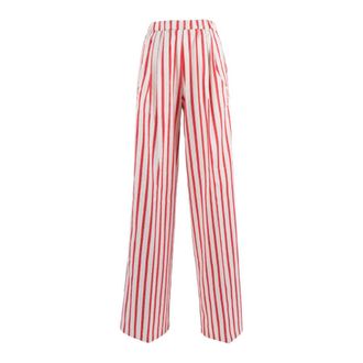 Forte_Forte Wide Trousers, female, Multicolor, Size: M Pantalone Straight Riga