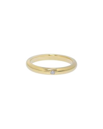 Tiffany & Co. 18K Diamond Stacking Band Ring (Authentic Pre-Loved)