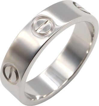 Cartier Silver White Gold (18K) Band Ring (Pre-Owned)