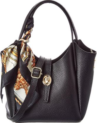 Persaman New York Ellaa 42 Leather Handbag With Scarf